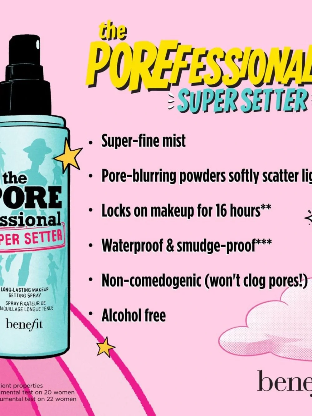 Benefit Cosmetics The POREfessional Super Setter Pore-Minimizing Setting Make-Up